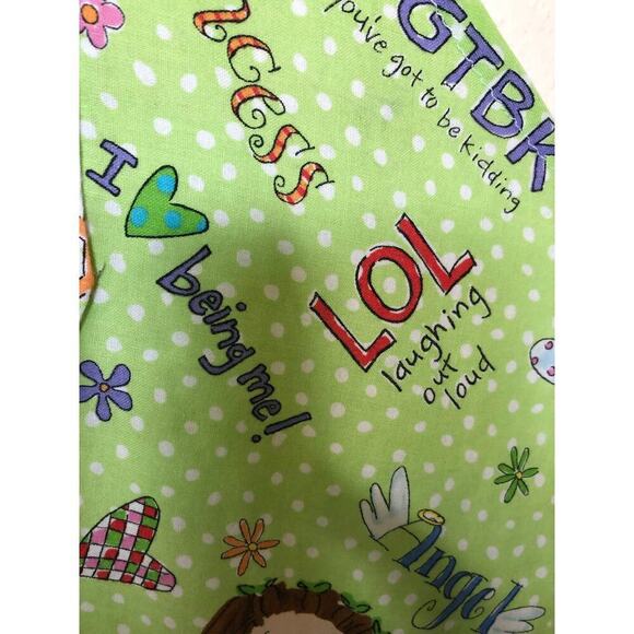 Made Especially for You Girls Apron Friendship Novelty Girls Gift Cotton Green - Picture 3 of 14
